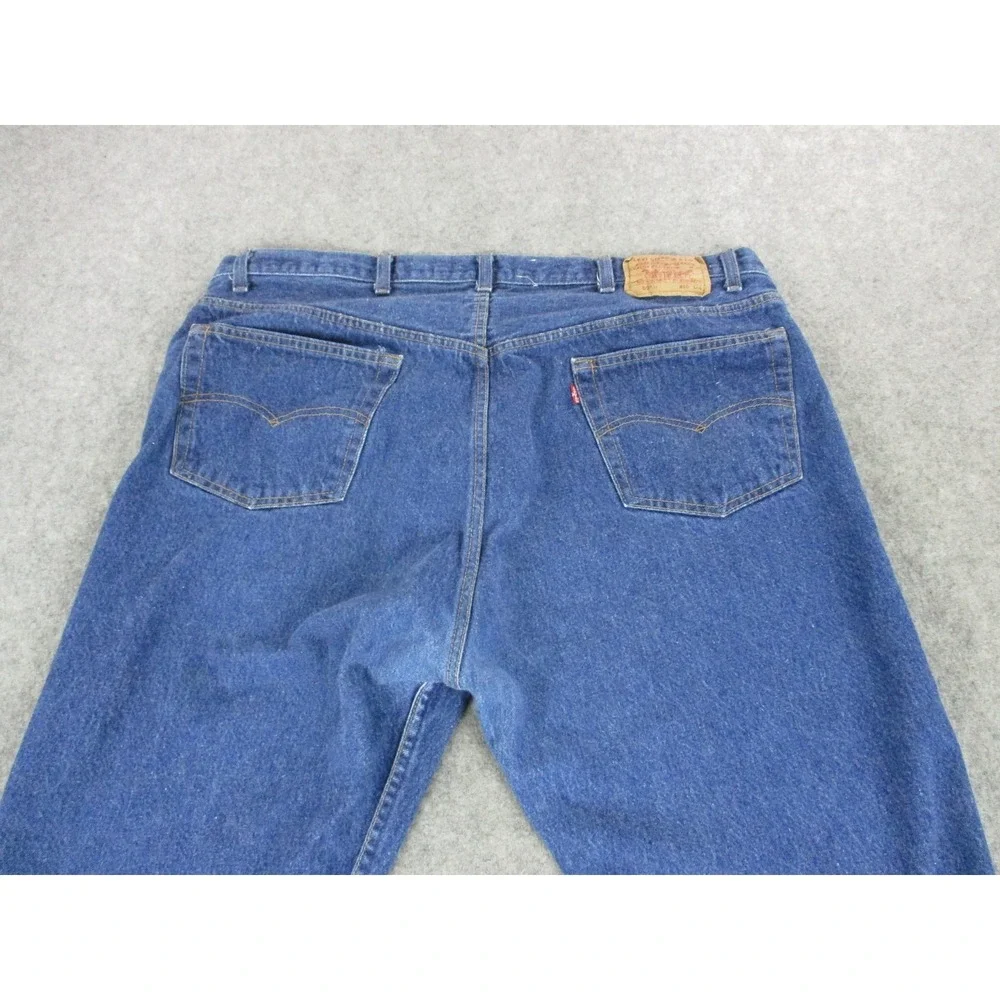 VTG Levis 501 Jeans Mens 42x28* Blue XX Straight Button Fly Medium Wash USA 80s